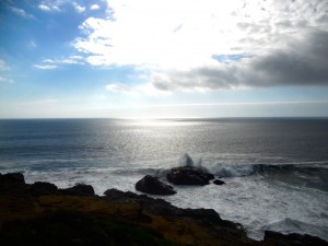 This is a picture that I took while in Buchopereo. I like this picture because it captures the beauty of Chile and also shows where we were surfing during our time at the beach.